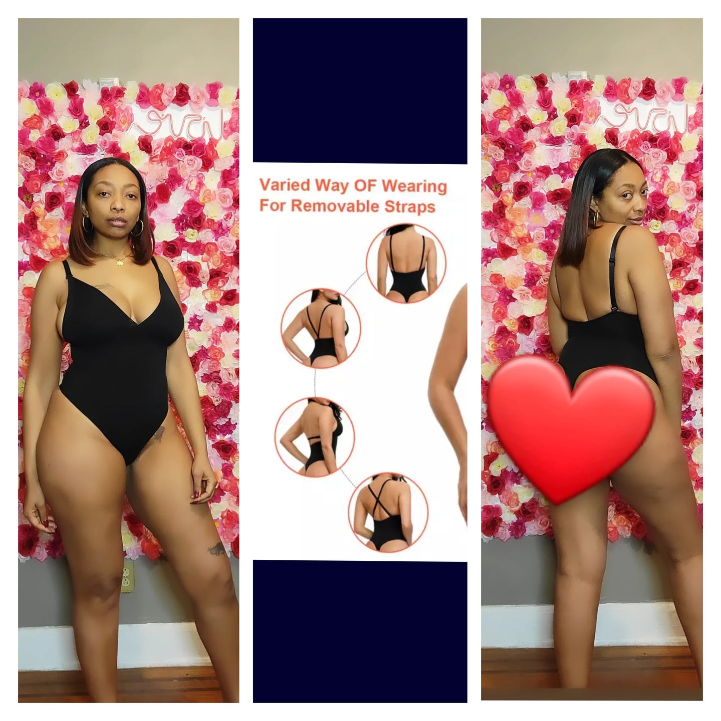 Versatile, push up bra, thong, body shaper