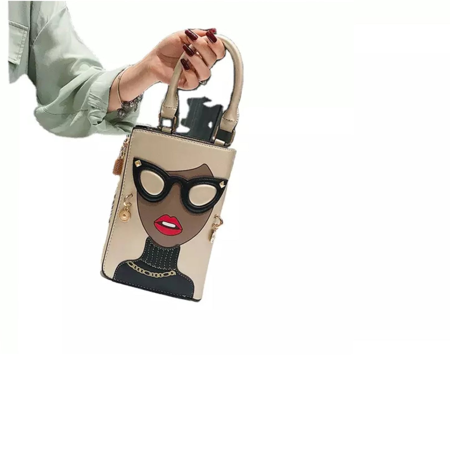 Resting Diva Face Purse